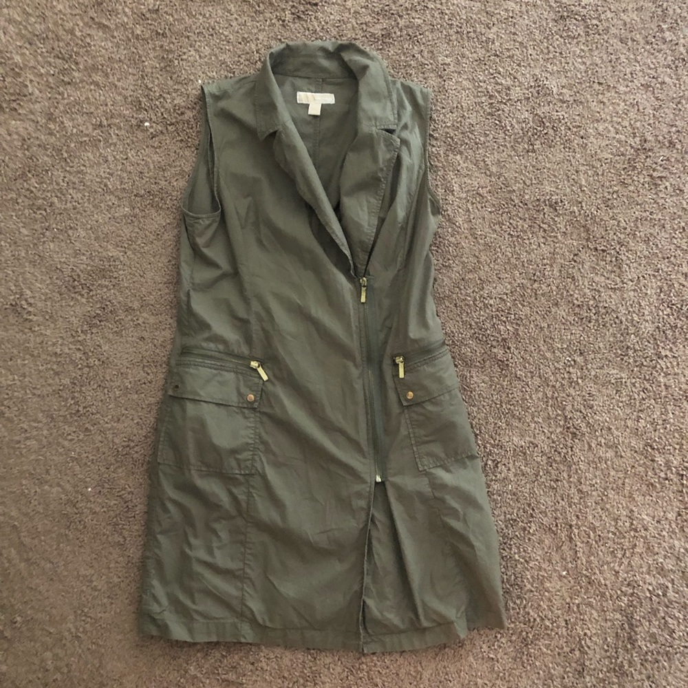 Michael Kors Green Utility Vest